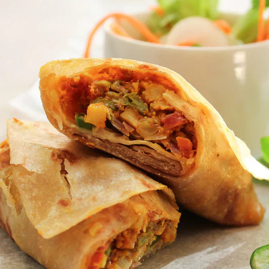 Chicken Frankie Recipe (Mumbai Street-Style Roll)