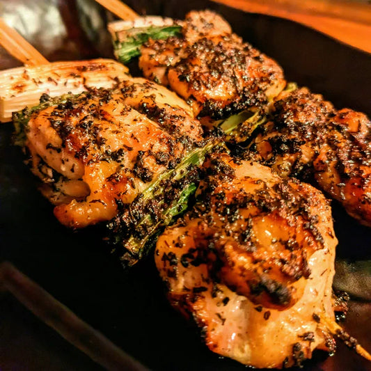 Chipotle & Roasted Garlic Chicken Skewers
