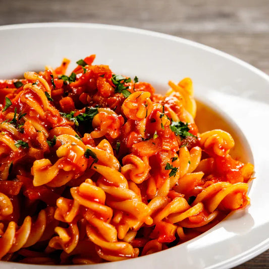 Red Pasta using Spanish Tomato Seasoning